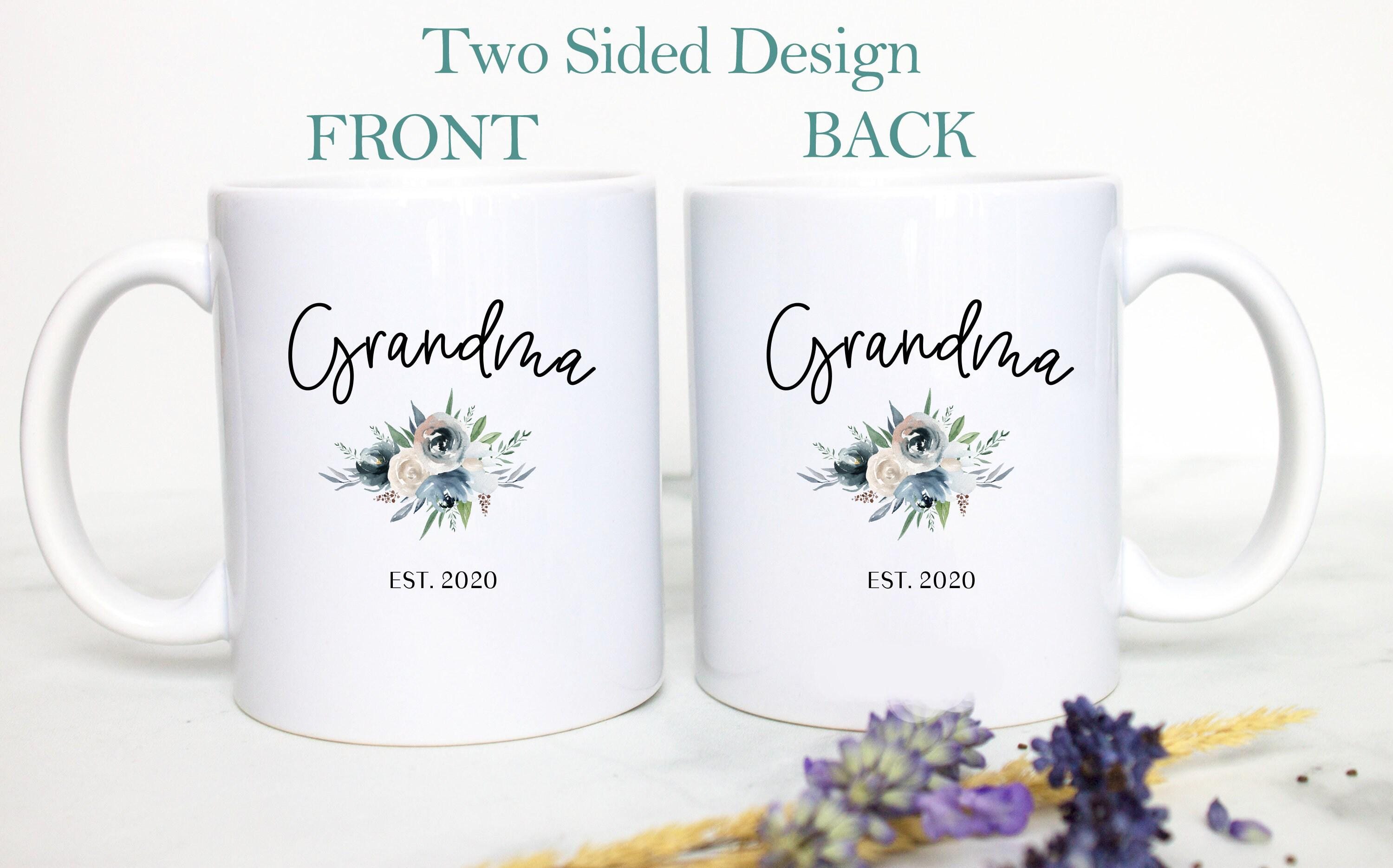 Grandpa and Grandma Winter Individual or Mug Set - White Ceramic Mug