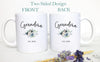 Grandpa and Grandma Winter Individual or Mug Set - White Ceramic Mug