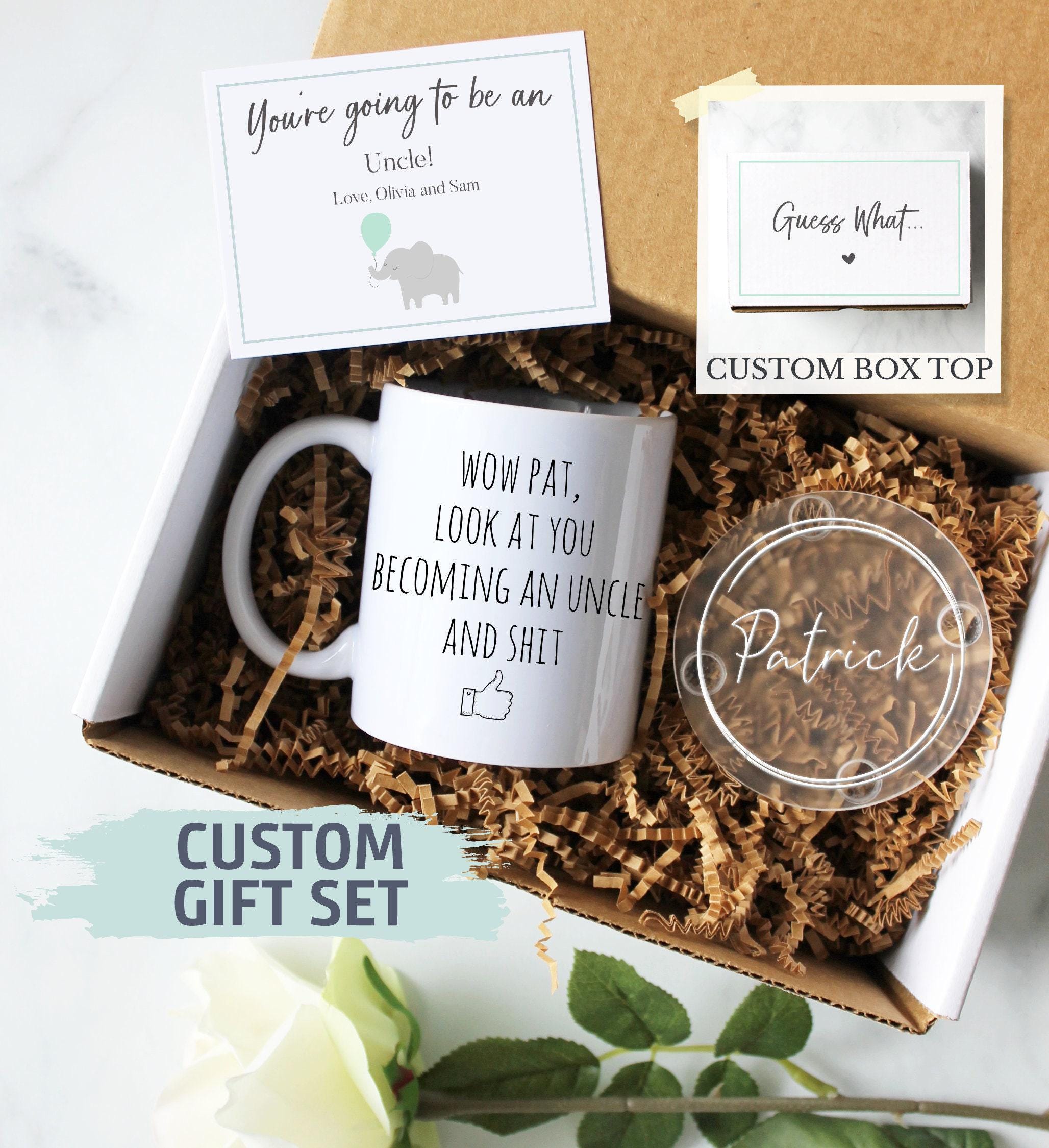 Personalized Uncle Gift Box | Promoted to Uncle