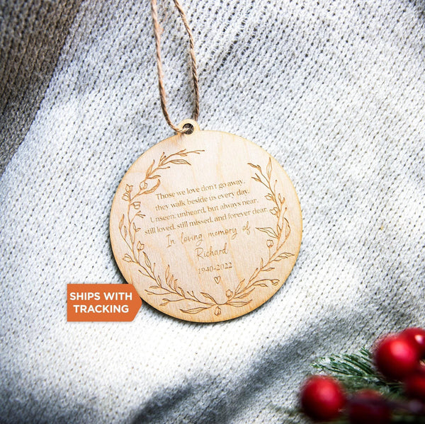 Personalized Memorial Ornament