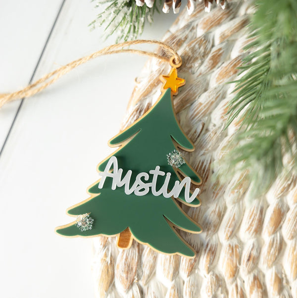 Personalized Name Christmas Stocking Tag