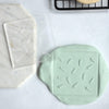 Carrot Pattern Easter Acrylic Fondant Embosser With Cutter