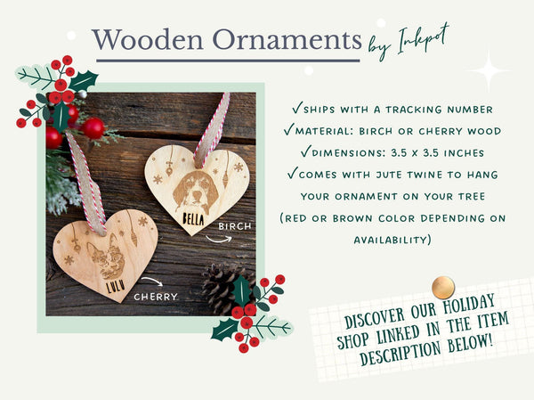 Custom Family Name Christmas Ornament