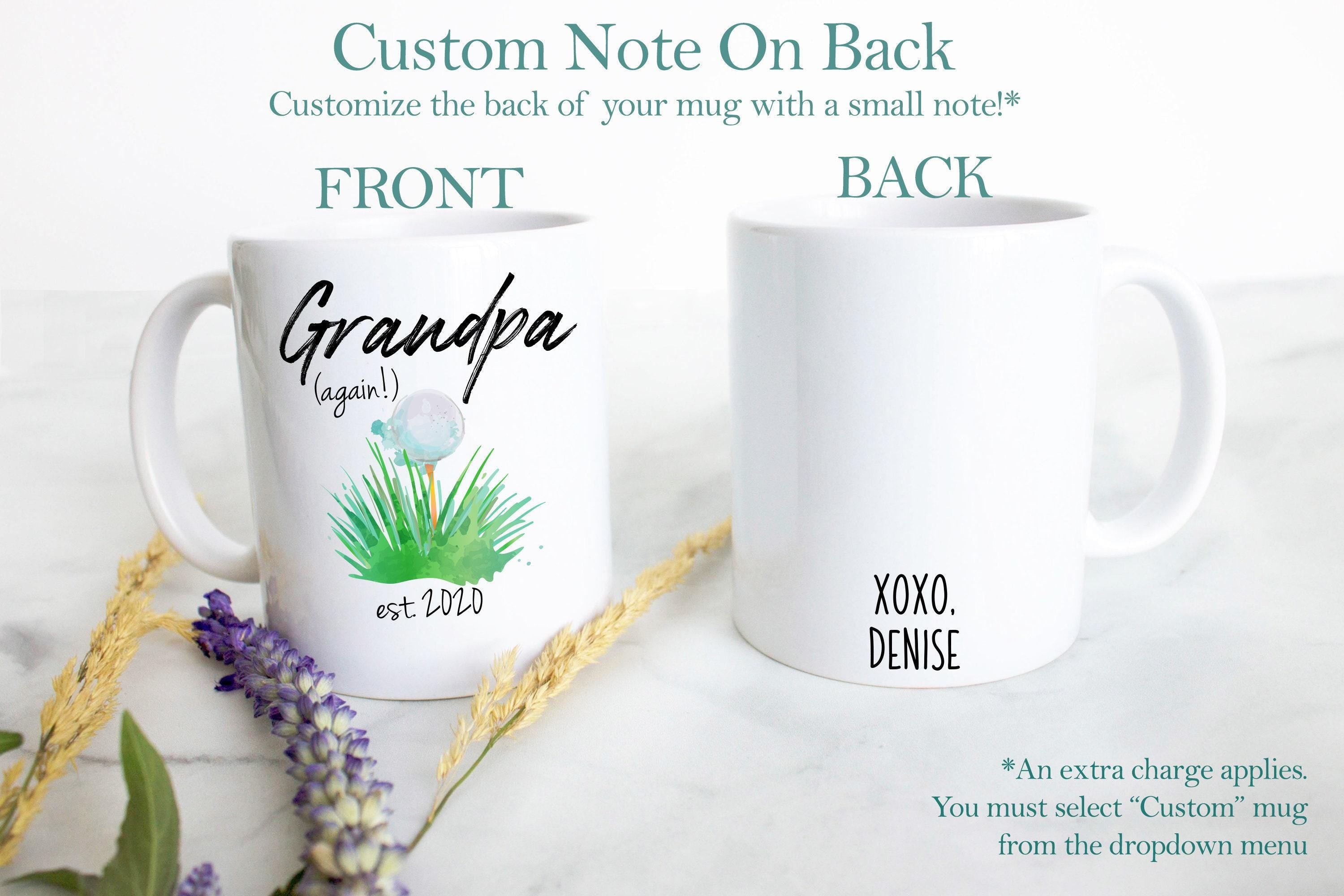 Grandpa Again Golf Est - White Ceramic Mug