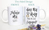 Does this Ring Make Me Look Engaged Custom Name - White Ceramic Mug