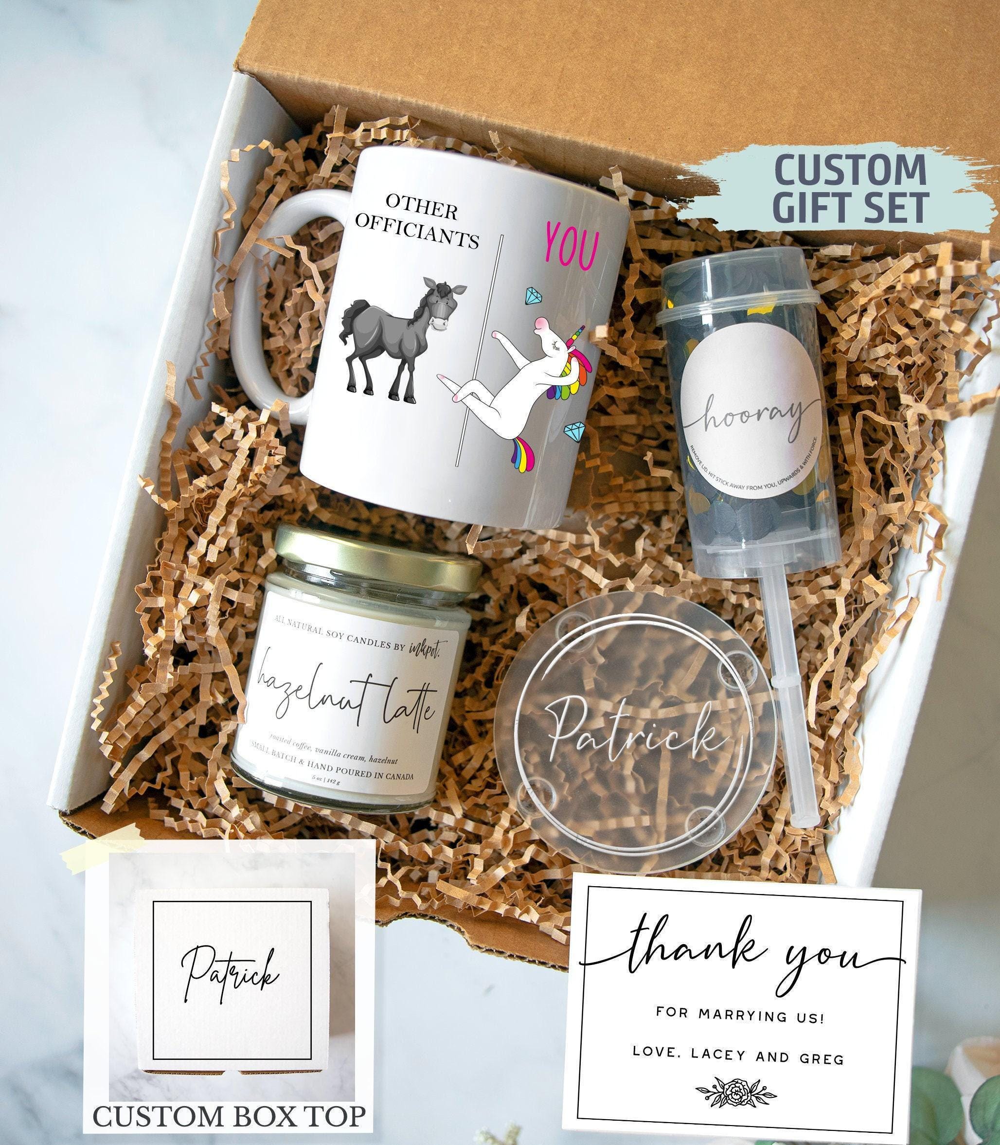 Personalized Officiant Gift Box