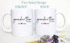 Grandpa and Grandma Again Individual or Mug Set #2 - White Ceramic Mug