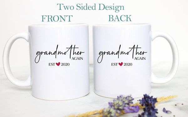 Grandpa and Grandma Again Individual or Mug Set #2 - White Ceramic Mug