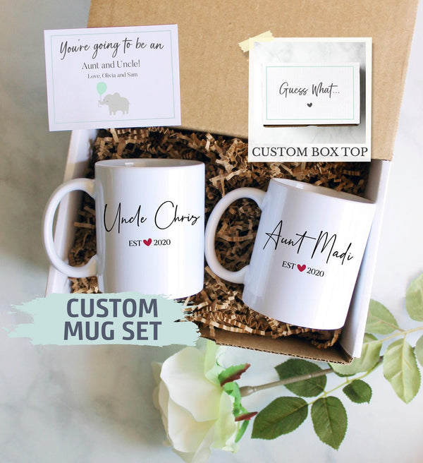 Pregnancy Announcement Gift Box | Promoted Aunt and Uncle