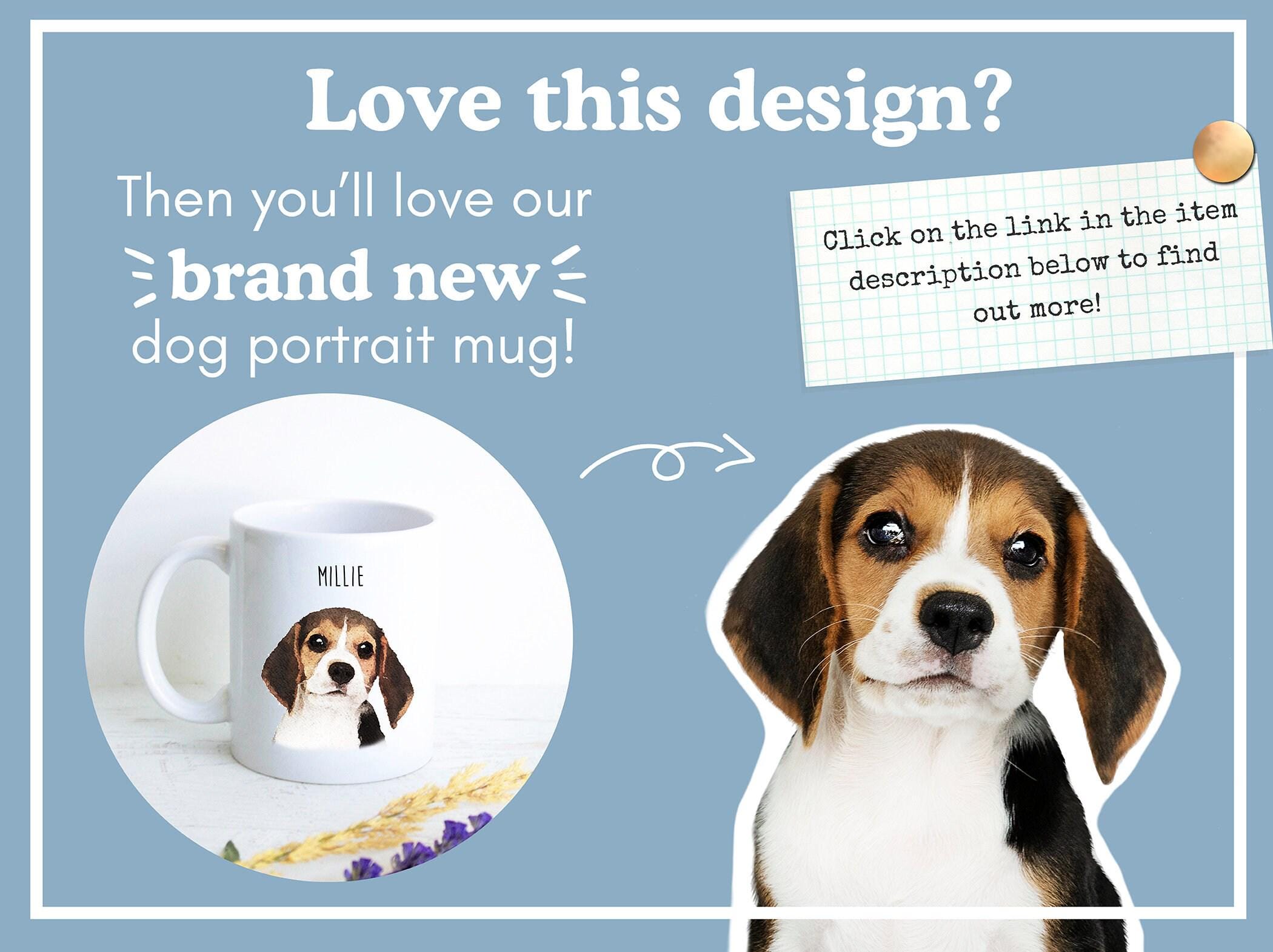 Personalized German Shepherd Dog Individual or Mug Set - White Ceramic Custom Mug