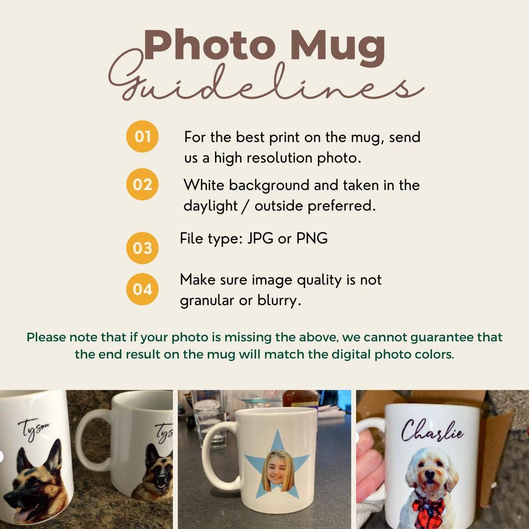 Personalized Image Mug, Personalised Mug, Custom Image Mug, Custom Gift, Design Your Own Mug, Personalized Mug With Text or Image, Logo Mug