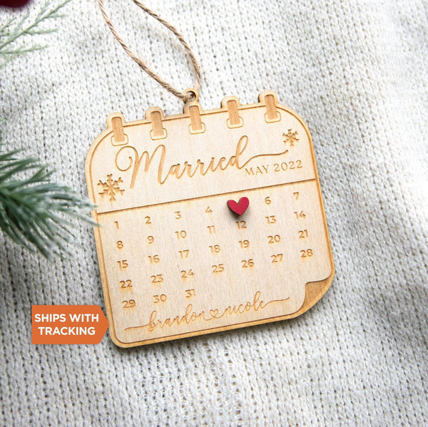 Custom Married Ornament
