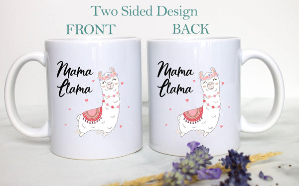 Mama Llama - White Ceramic Mug