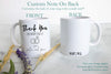 Thank You For Marrying Us Officiant Custom - White Ceramic Mug