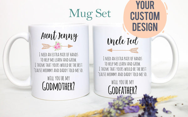 Godparent Poem Individual or Mug Set - White Ceramic Mug