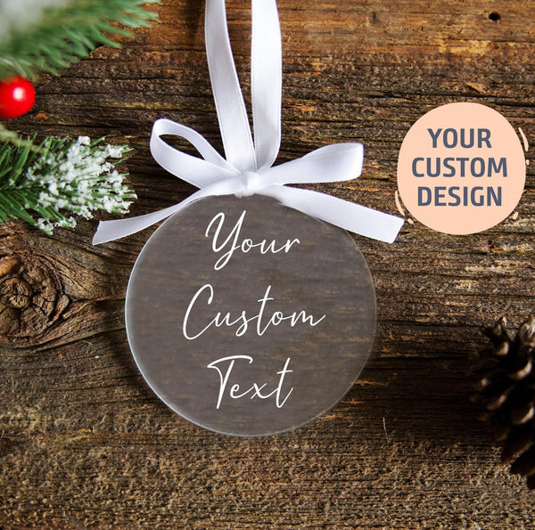Custom Text Ornament
