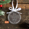 Personalized Thank You Godmother Godfather Ornament