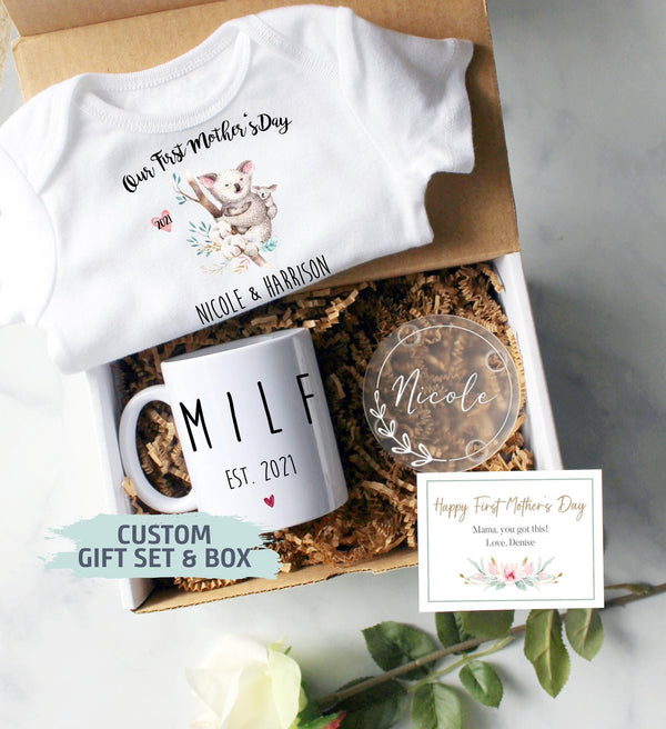Custom First Mother's Day Gift Box