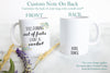 Does Running Out Of Fucks Count as Cardio Floral Mug - White Ceramic Mug