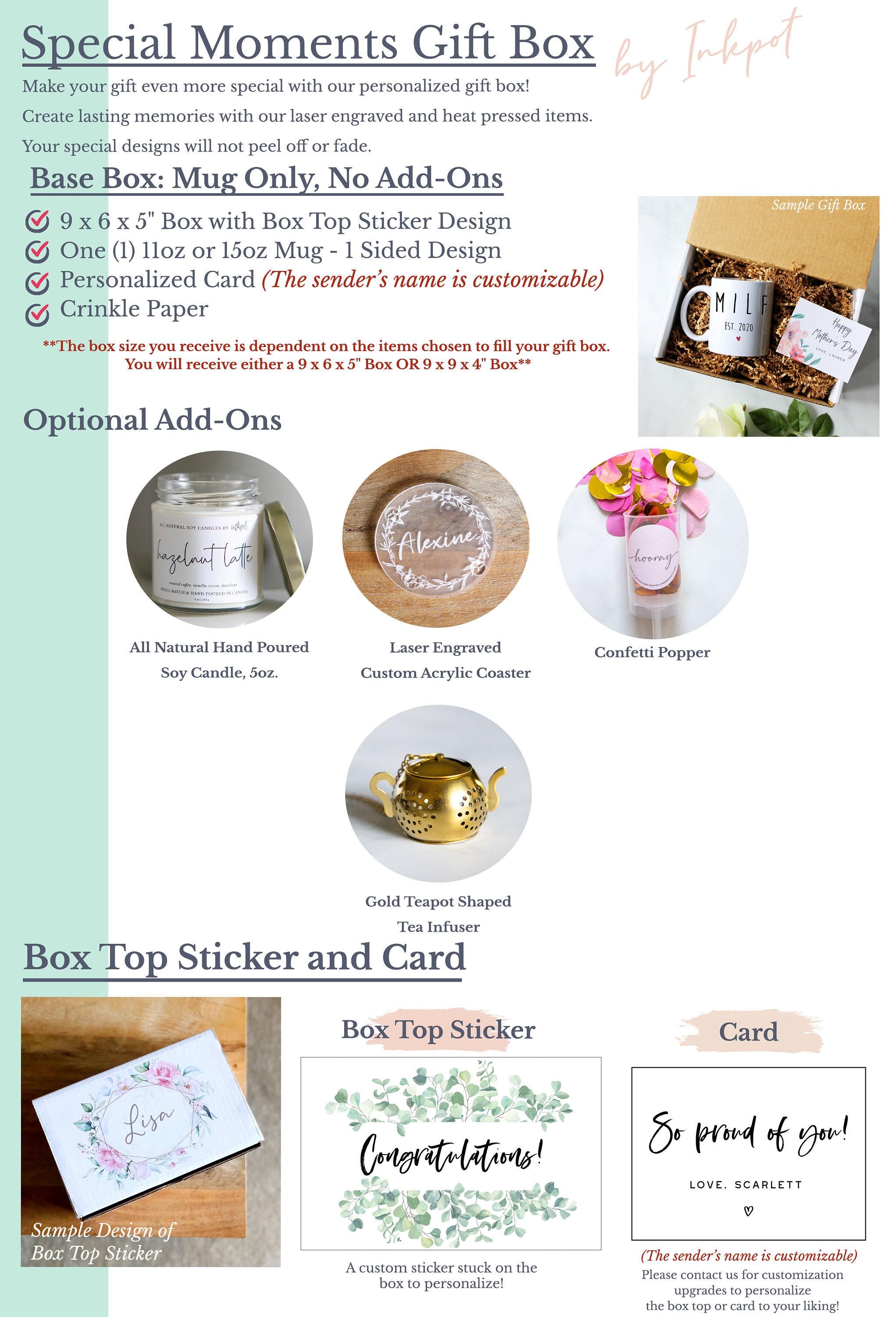 Personalized Teacher Graduation Gift Box