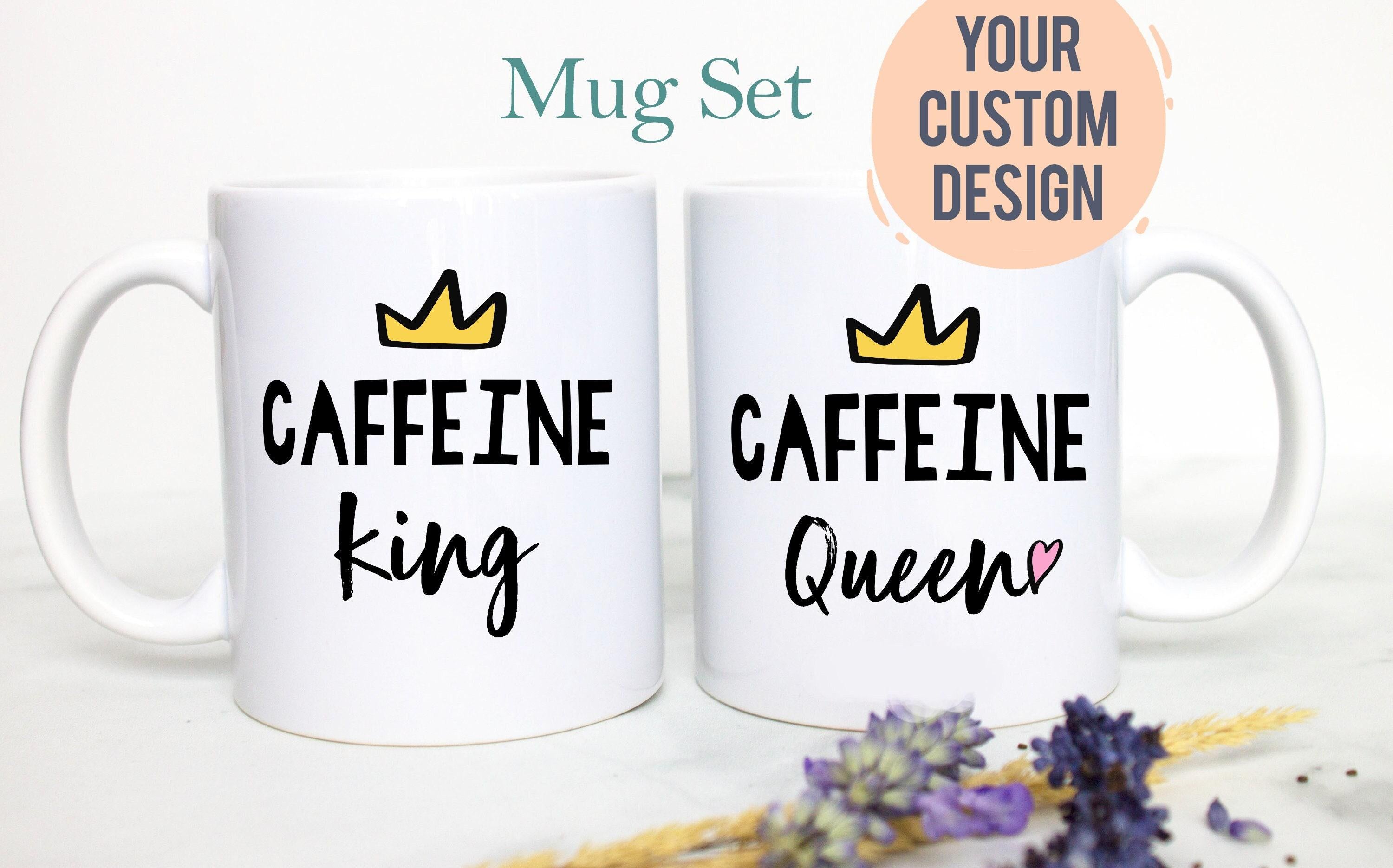 Big Soon and Little Spoon Individual or Mug Set - White Ceramic Mug