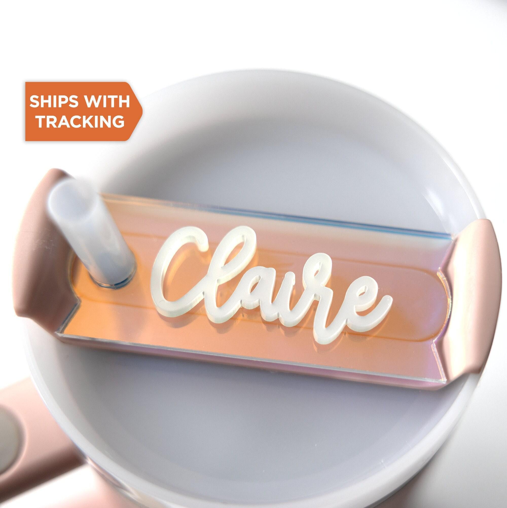 Personalized Tumbler Name Plate Quencher H2.0