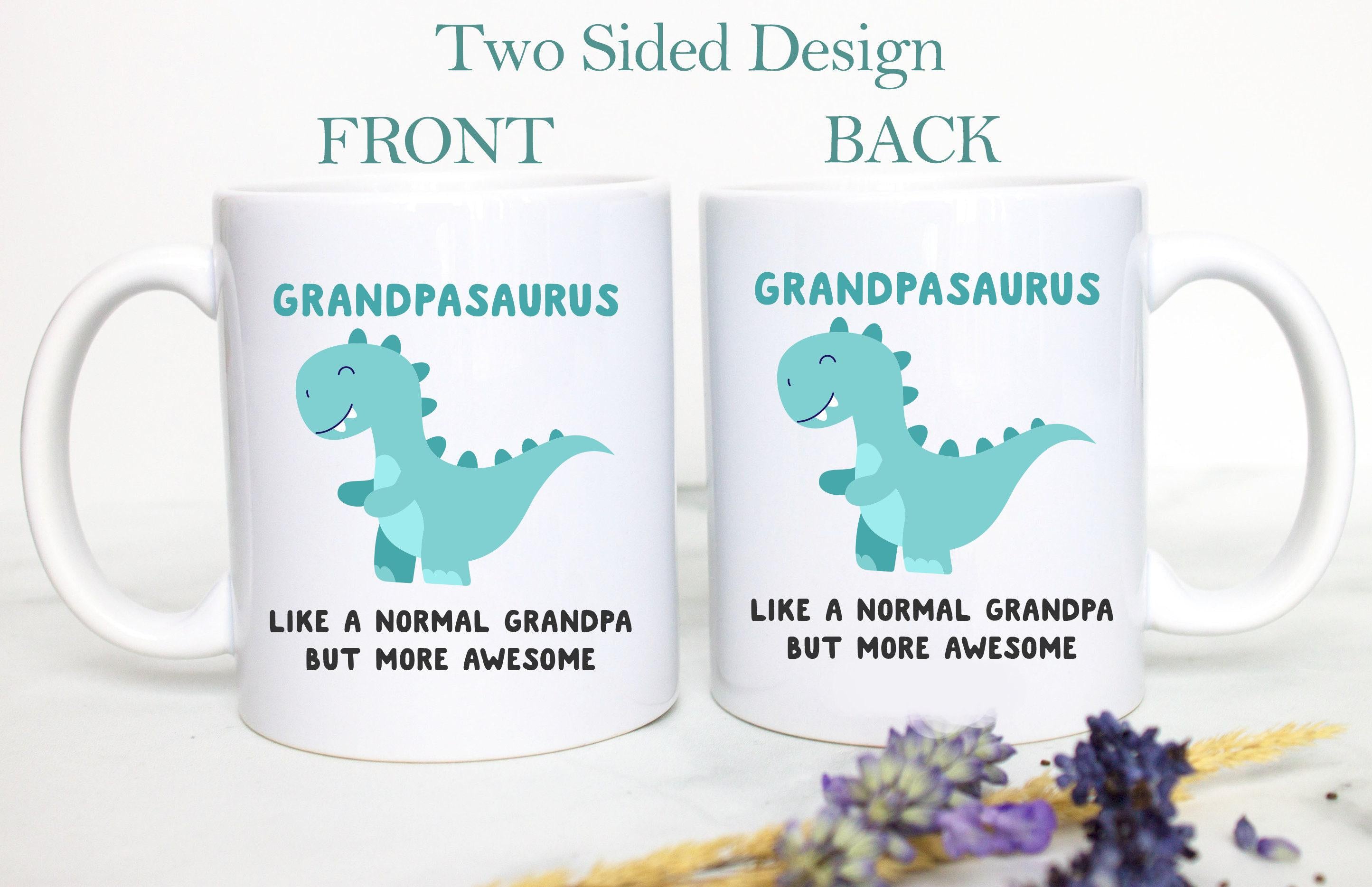Grandmasaurus and Grandpasaurus Individual OR Mug Set