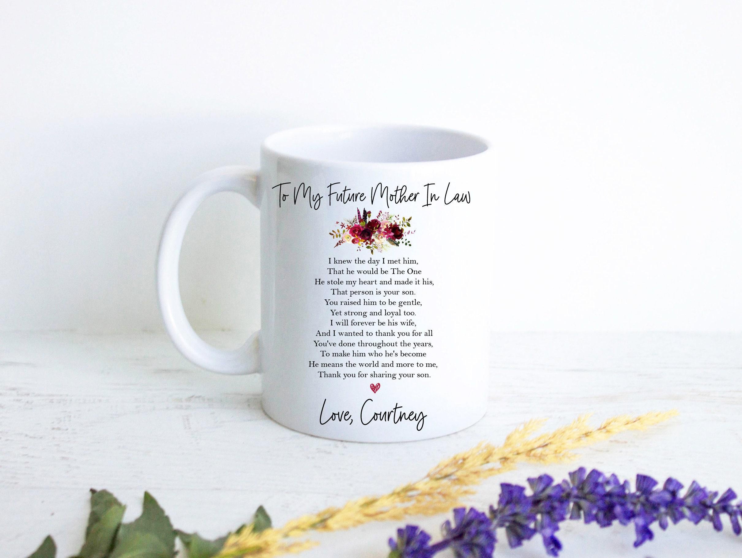 Future Mother In Law Gift Custom Name - White Ceramic Mug