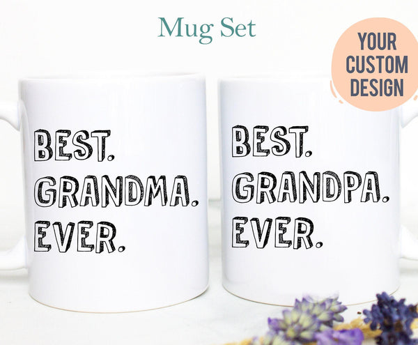 Best Grandpa and Grandma Individual or Mug Set