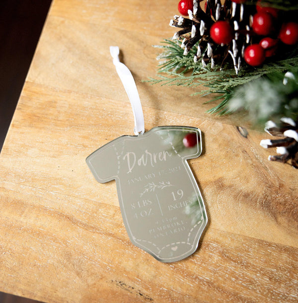 Custom Baby's First Christmas Ornament