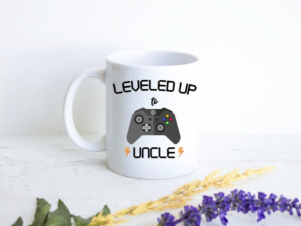 Leveled Up to Uncle Nintendo - White Ceramic Mug