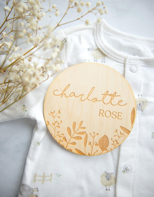 Custom Baby Name Sign
