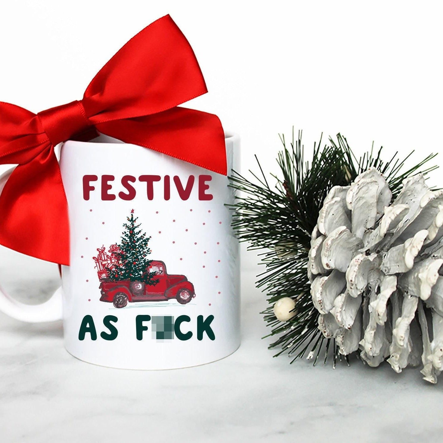 Festive AF Christmas Coffee Mug,