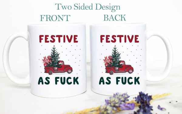 Festive AF Christmas Coffee Mug,