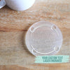 Laser Engraved Personalized Coaster - Family Name