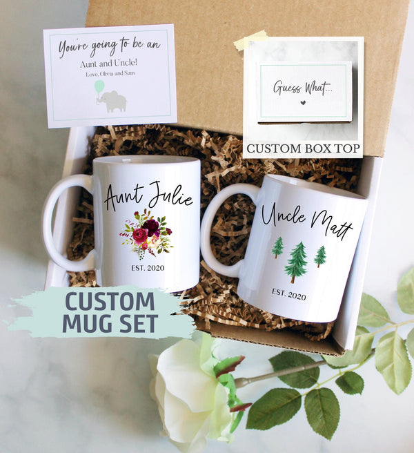 Pregnancy Announcement Gift Box | Promoted Aunt and Uncle