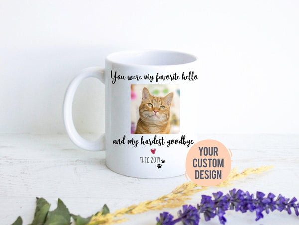 Custom Photo Cat Loss #3 - White Ceramic Mug