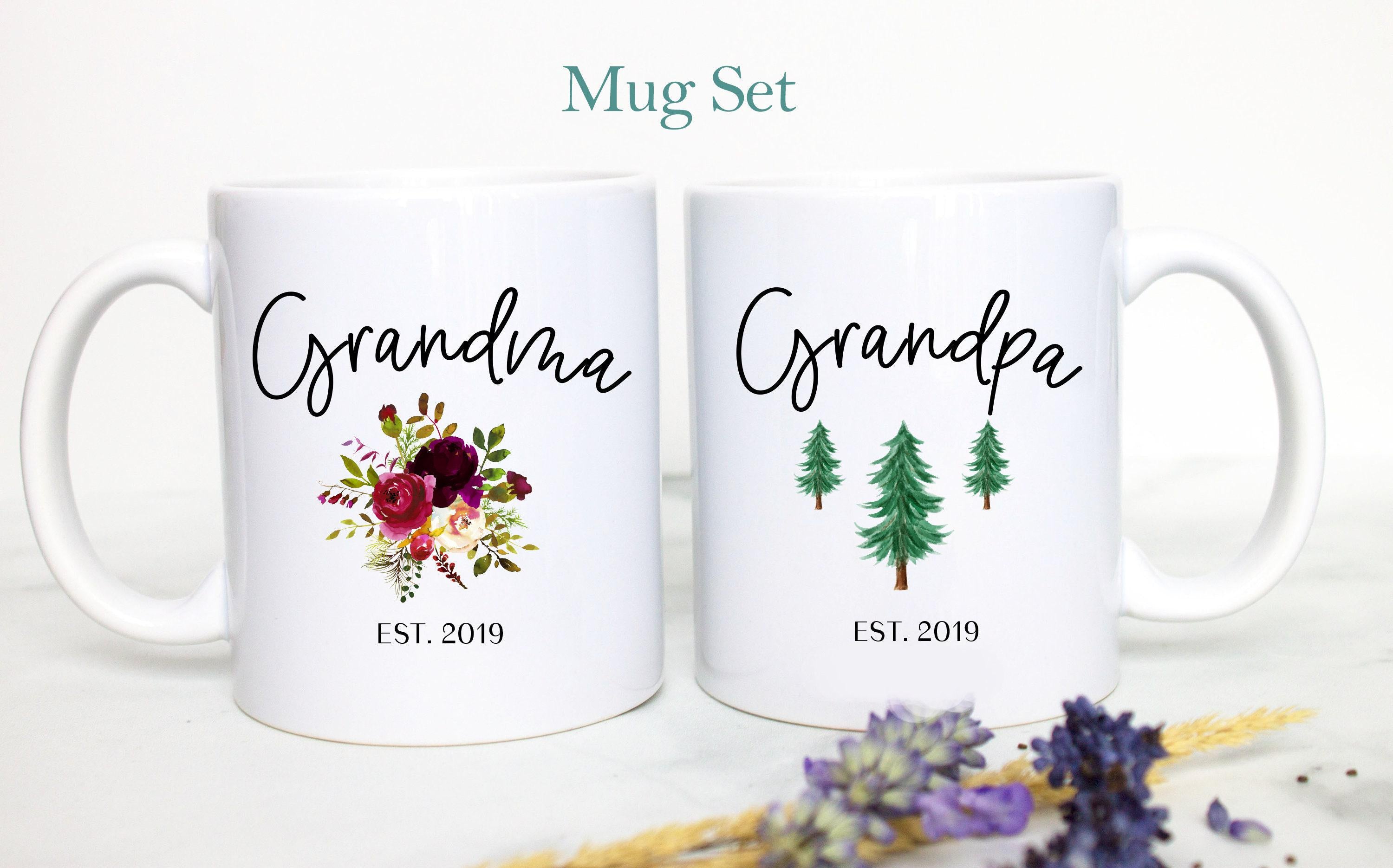 Grandpa and Grandma Summer Individual or Mug Set - White Ceramic Mug