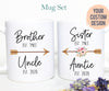 Aunt Promoted to Godmother Uncle Godfather Individual OR Mug Set