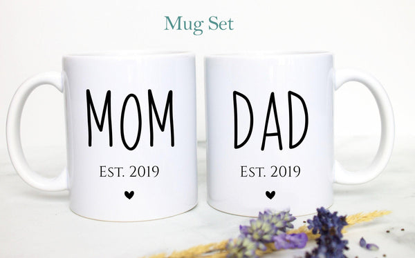 Mom and Dad Individual or Mug Set #3 - White Ceramic Mug