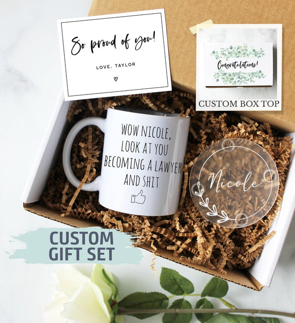 Personalized Lawyer Graduation Gift Box