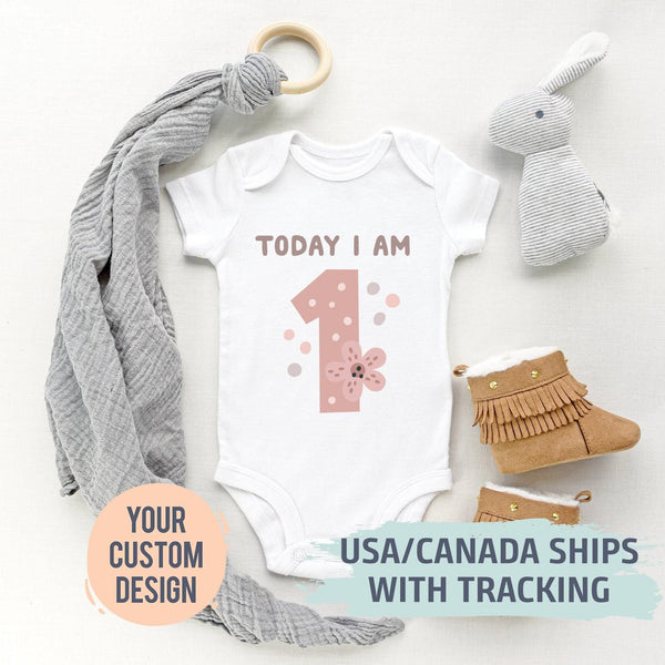 First Birthday Girl Bodysuit