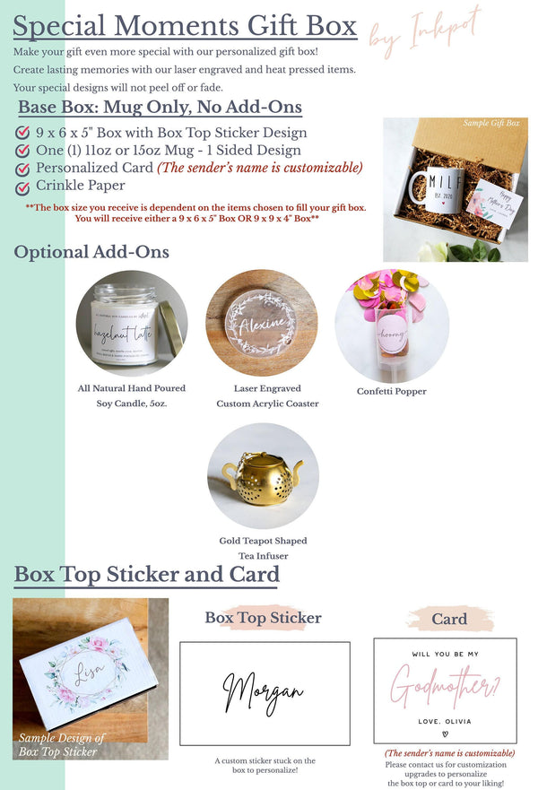Personalized Godmother Gift Box