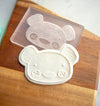 Bear Head - Acrylic Fondant Embosser With Optional Cutter