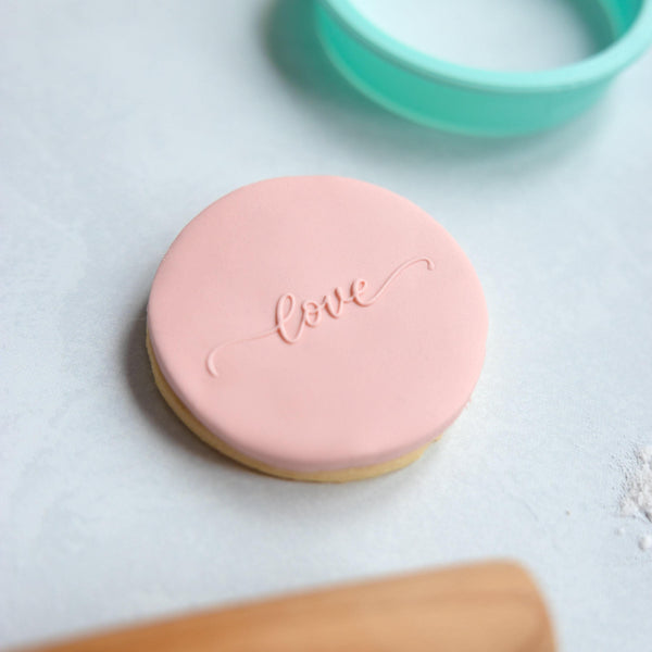 Love Fondant Embosser Stamp and Cutter