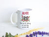 Photographer Custom Name Pink Floral - White Ceramic Mug