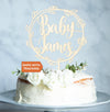 Custom Baby Name Cake Topper