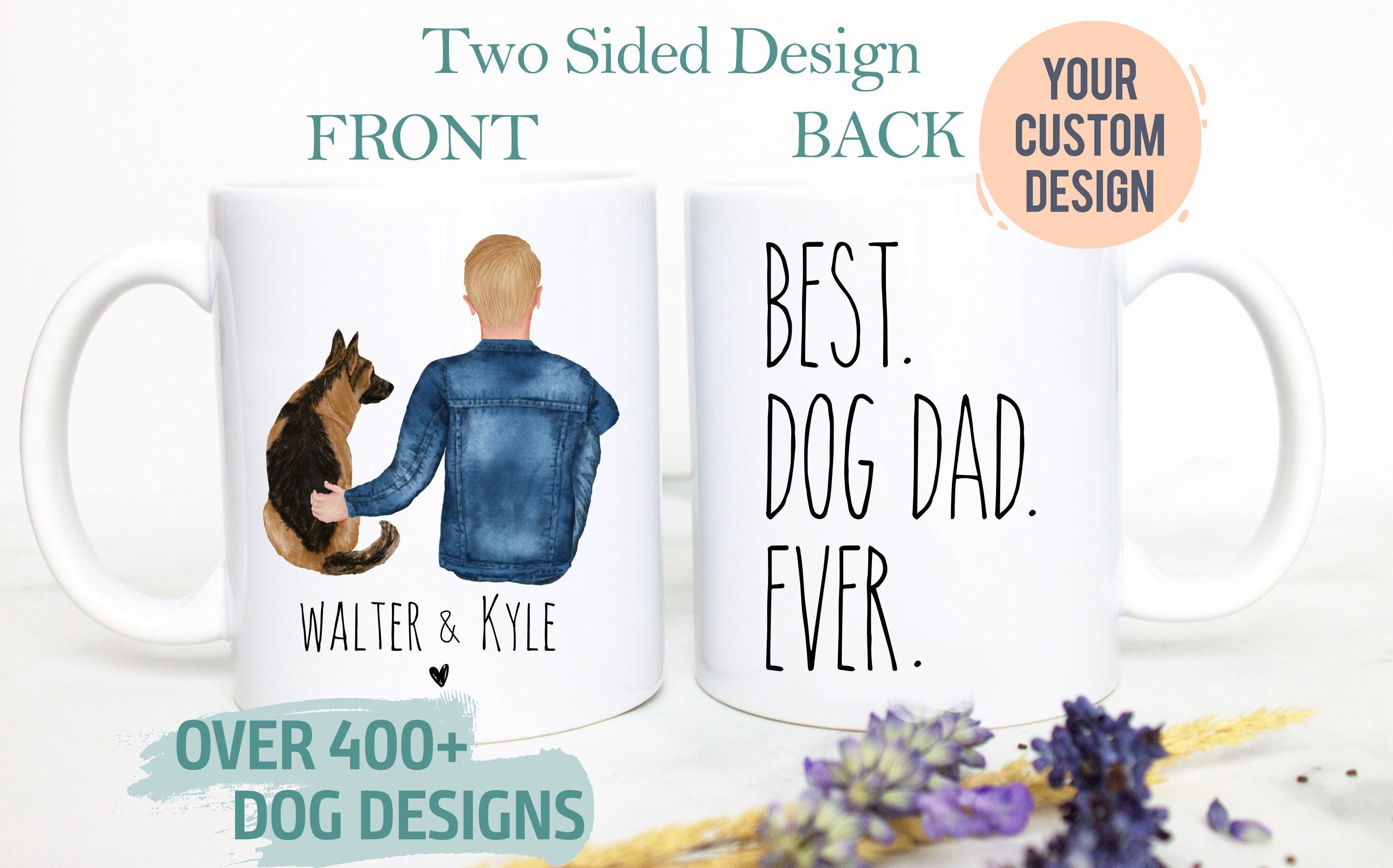 Custom Dog Dad Gift #2, Dog Mug, Dog Lover Owner Gift, Gift for Husband Him Men, Best Dog Dad, Father's Day, Gift for Dad, Christmas Gift