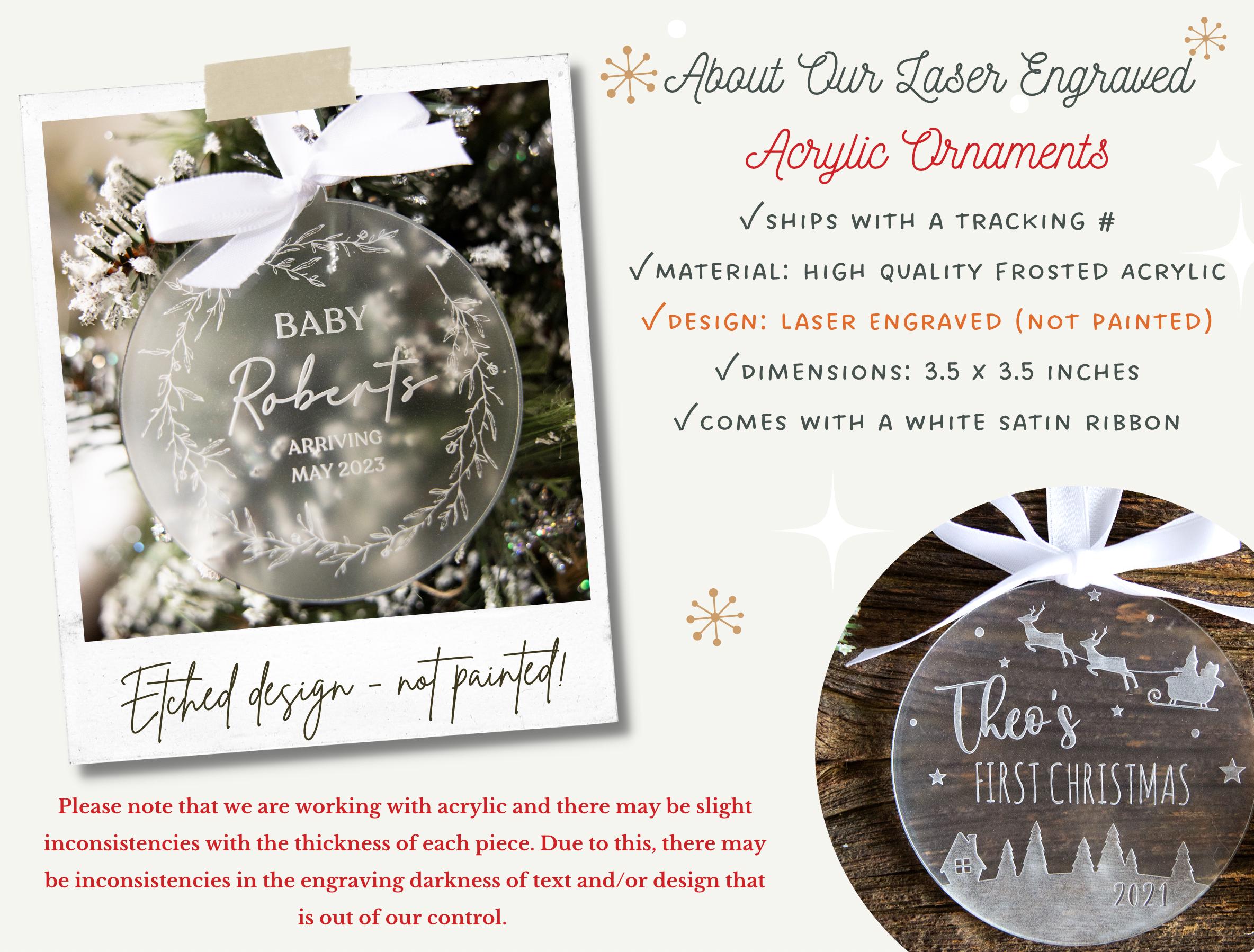 Personalized First Christmas New Home Ornament