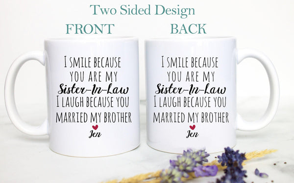 Funny Gift for Sister In Law - Bonus Sister